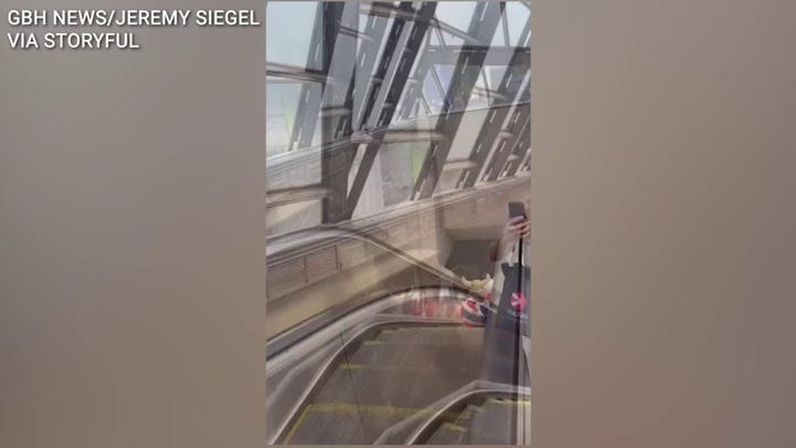 Norway fans unleash wild Viking frenzy on Boston escalator before World Cup match
