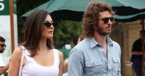 Andrew Garfield and Monica Barbaro Hold Hands During Rare Public Appearance at Wimbledon Andrew Garfield and Monica Barbaro Hold Hands During Rare Public Appearance at Wimbledon