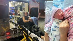 California mom welcomes baby in Jack in the Box parking lot after little girl couldn’t wait California mom welcomes baby in Jack in the Box parking lot after little girl couldn’t wait