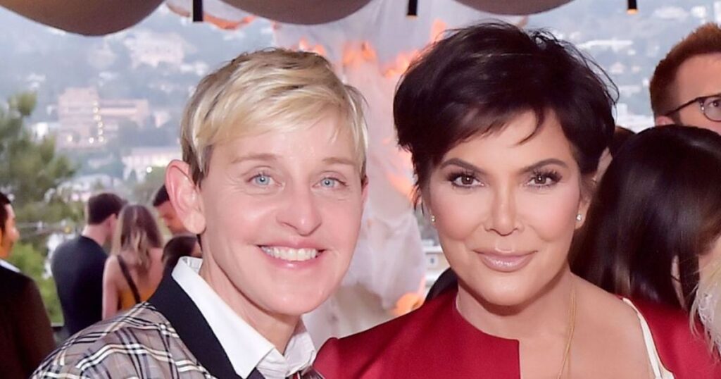 Ellen DeGeneres Supports Kris Jenner After the Death of Her Mom MJ: ‘I Can’t Imagine the Grief’ Ellen DeGeneres Supports Kris Jenner After the Death of Her Mom MJ: ‘I Can’t Imagine the Grief’
