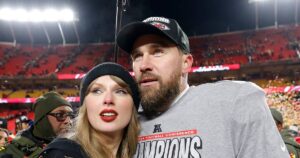 Travis Kelce Reacts to Fake AI Photo of Taylor Swift Wedding Ahead of Reported MSG Nuptials Travis Kelce Reacts to Fake AI Photo of Taylor Swift Wedding Ahead of Reported MSG Nuptials