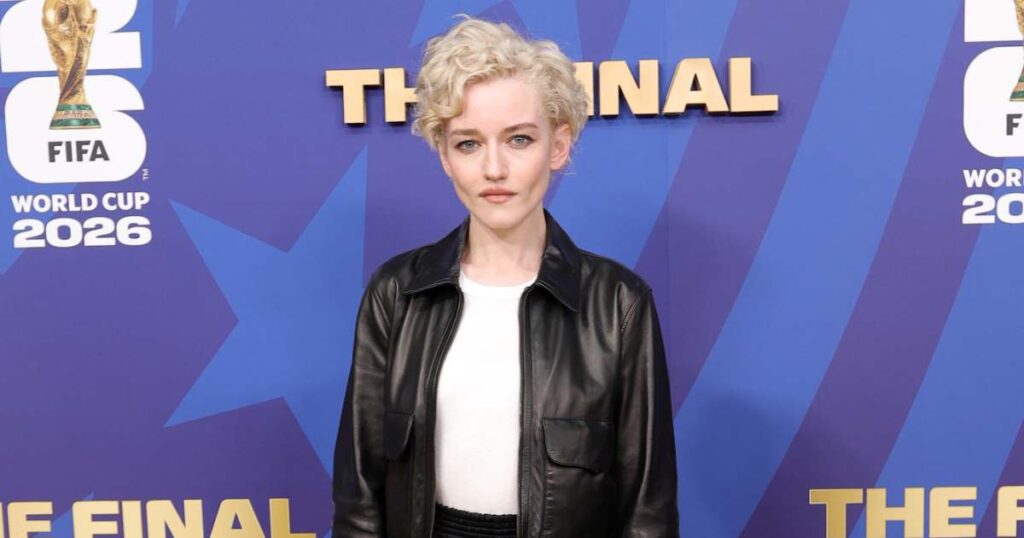 Julia Garner Steps Out Solo at 2026 World Cup Final Amid Reported Mark Foster Divorce Julia Garner Steps Out Solo at 2026 World Cup Final Amid Reported Mark Foster Divorce