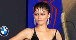 Zendaya Channels Her Inner Spider in ‘Abstract’ Black Gown for ‘Spider-Man: Brand New Day’ Premiere