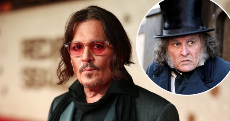 Johnny Depp Looks Unrecognizable as Ebenezer Scrooge in Surprise Comic-Con Appearance and Trailer