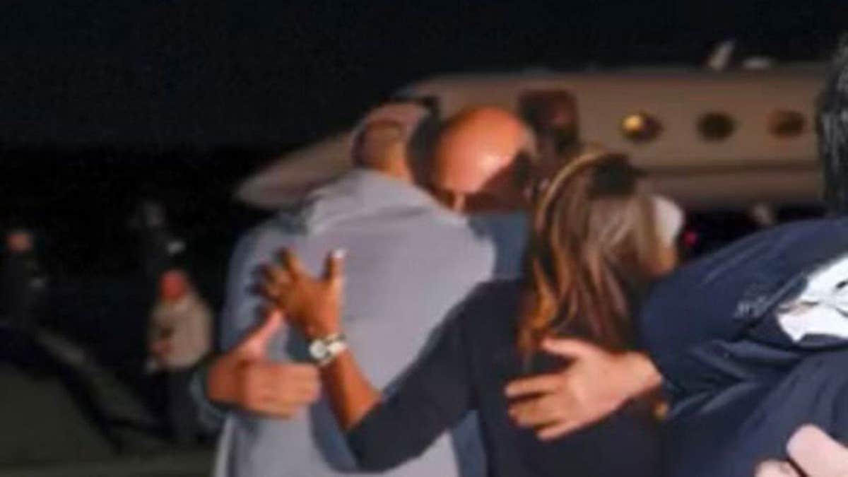 Morad Tahbaz reunites with his family following his release from Iran