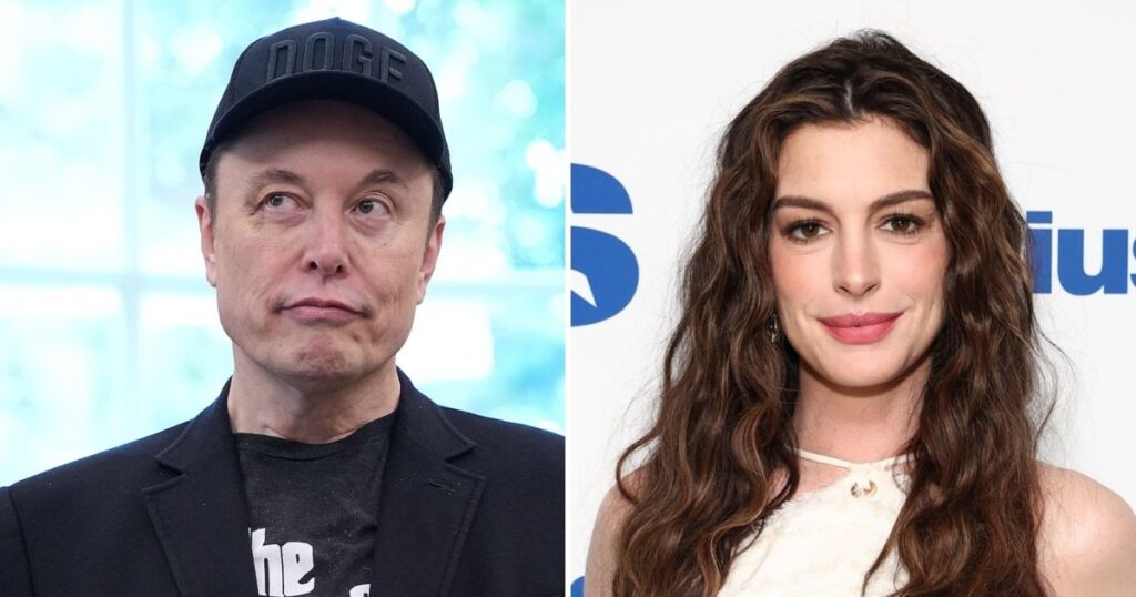 Elon Musk Calls Anne Hathaway a ‘Marionette’ for 2018 Speech Supporting Gay and Trans Rights