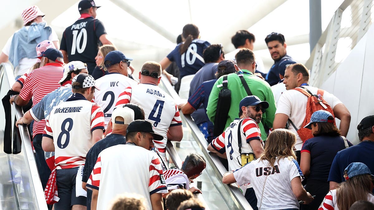 World Cup fans in Inglewood California