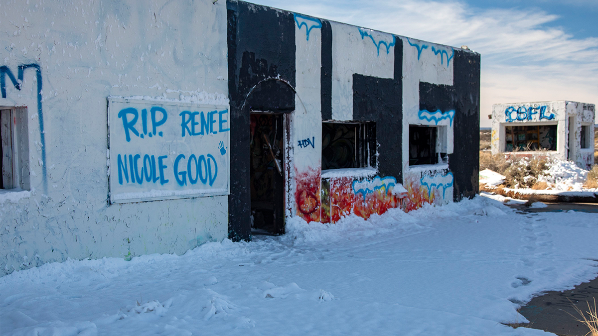 Arizona anti-ICE graffiti
