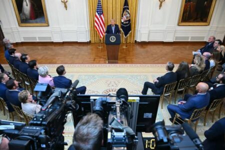 CBS cuts away from Trump’s election fraud speech — as ABC and NBC refused to air it on TV