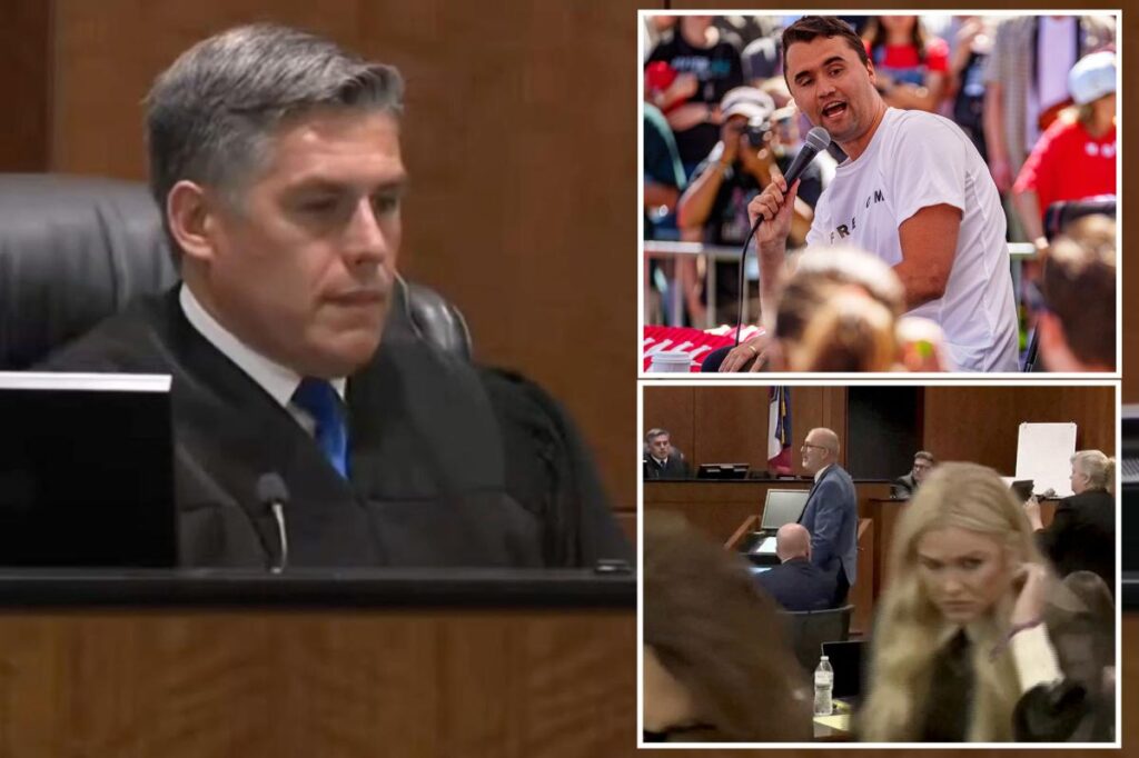 Shocking moment judge winces as disturbing evidence shown in Charlie Kirk hearing