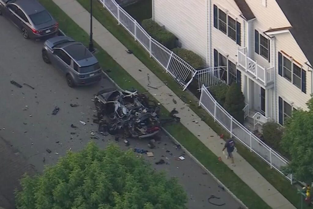Welder miraculously walks away after car explodes with him inside in quiet NJ suburb