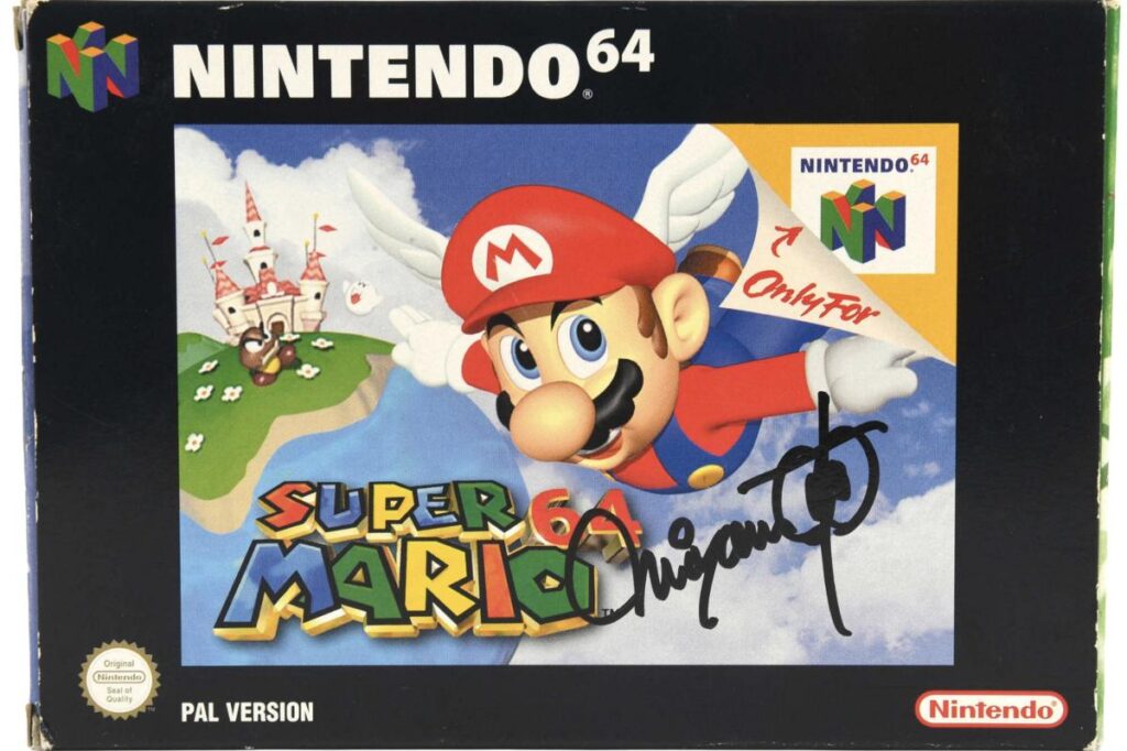 Empty Super Mario 64 video game box sells for over K at auction Empty Super Mario 64 video game box sells for over K at auction