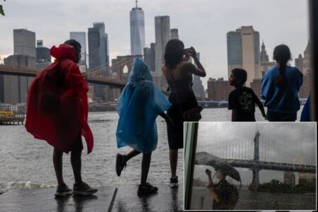 NYC could get soaked by more than 4 inches of rain from ‘unusually powerful’ summer storm
