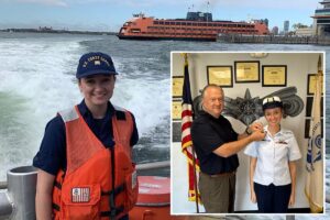 Exclusive | Father, daughter policing by land and sea during 4th of July festivities