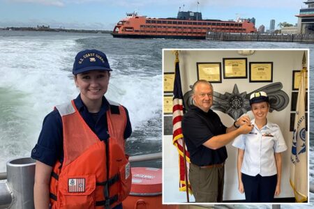 Exclusive | Father, daughter policing by land and sea during 4th of July festivities