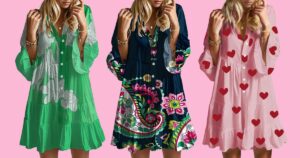 This Bestselling Amazon Dress Blends Lilly Pulitzer Charm With Anthropologie’s Boho Vibe