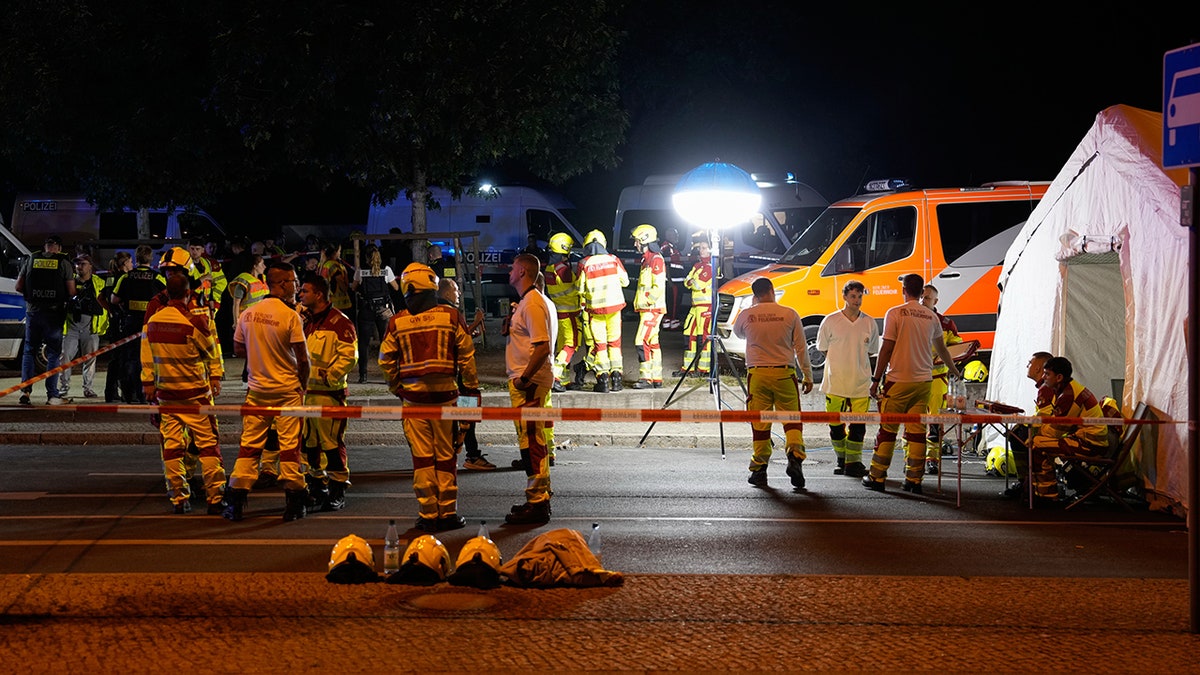 Emergency personnel in Berlin