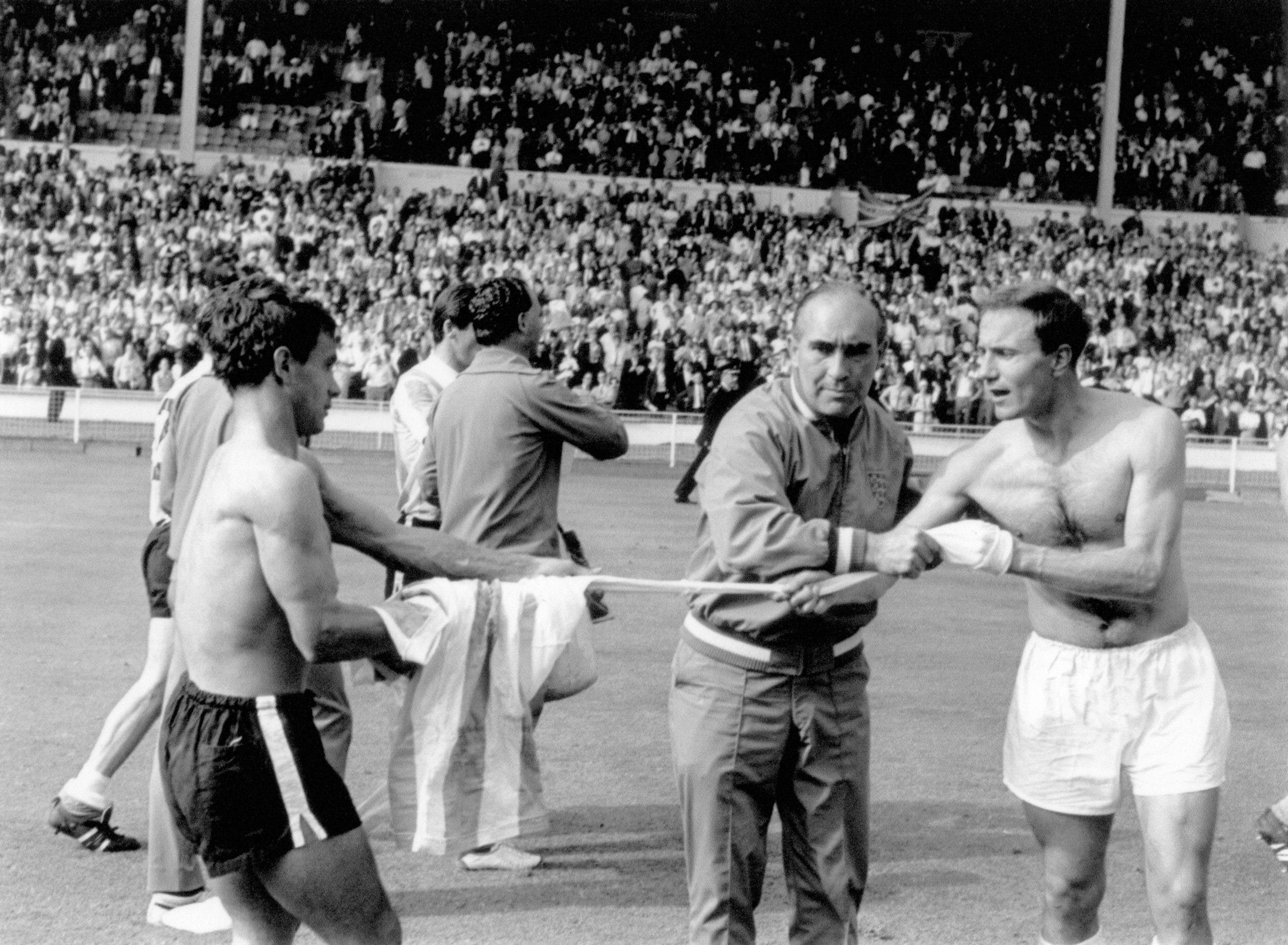 A rivalry rooted in animosity when the 1966 match turned sour. (Photo by S&G/PA Images via Getty Images)