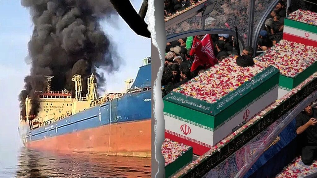 Iran attacks ships in Strait of Hormuz days after Trump gave Tehran ‘a week off’ for Khamenei funeral