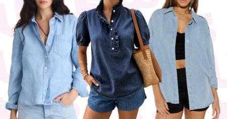11 Comfortable Chambray Shirts That Look Like Denim Without the Stiff, Boxy Feel — From 
