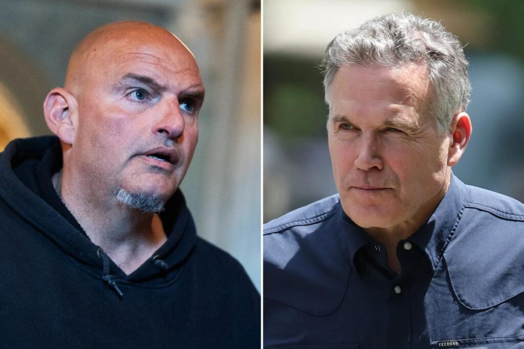 John Fetterman, David McCormick show unusual display of friendship at Sun Valley John Fetterman, David McCormick show unusual display of friendship at Sun Valley