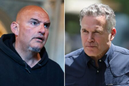 John Fetterman, David McCormick show unusual display of friendship at Sun Valley