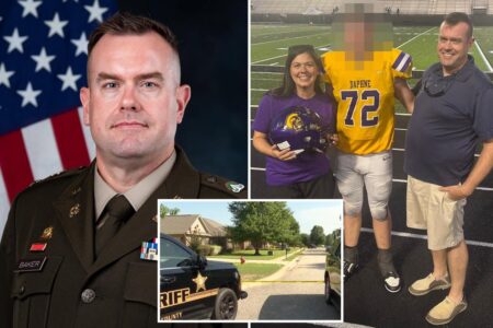 Video caught stabbed dad crying for help as wife bled out from attack blamed on teen son: ‘I don’t want to die’