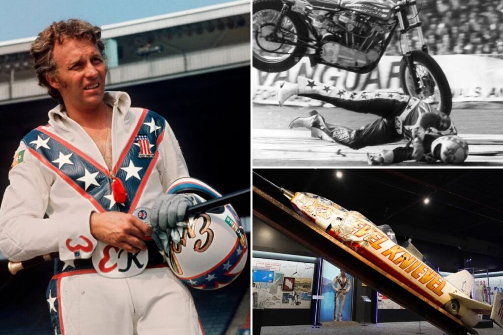 75+ wild stunts, 433 broken bones — and crashes at iconic locales: A new look inside the incredible world of daredevil Evel Knievel