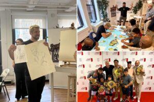 WWE stars team up with NYC nonprofit to provide ‘special’ art class for children affected by cancer WWE stars team up with NYC nonprofit to provide ‘special’ art class for children affected by cancer