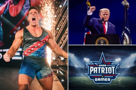 A look behind Trump’s Patriot Games — an ‘American Gladiators’ style competition testing teens in ‘boot camp circuit’ A look behind Trump’s Patriot Games — an ‘American Gladiators’ style competition testing teens in ‘boot camp circuit’