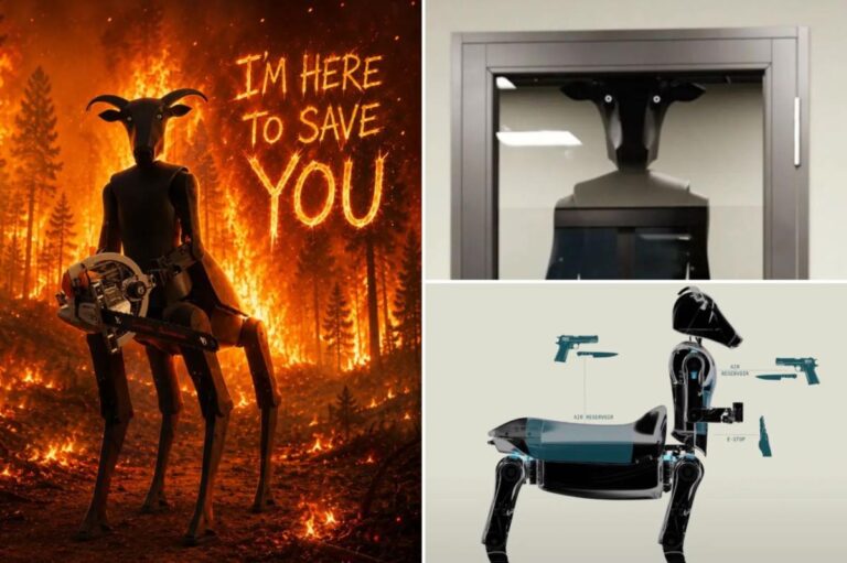 Exclusive | His hellish chainsaw-wielding ‘centaur’ bot sparked panic online. He says it’s here to help Exclusive | His hellish chainsaw-wielding ‘centaur’ bot sparked panic online. He says it’s here to help