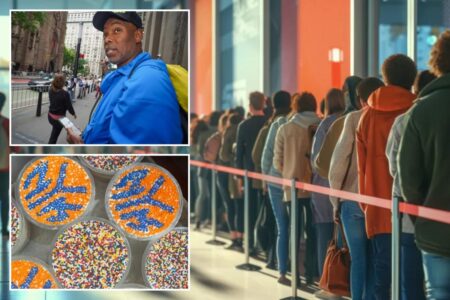 Americans are paying people to wait in line for TikTok-famous food