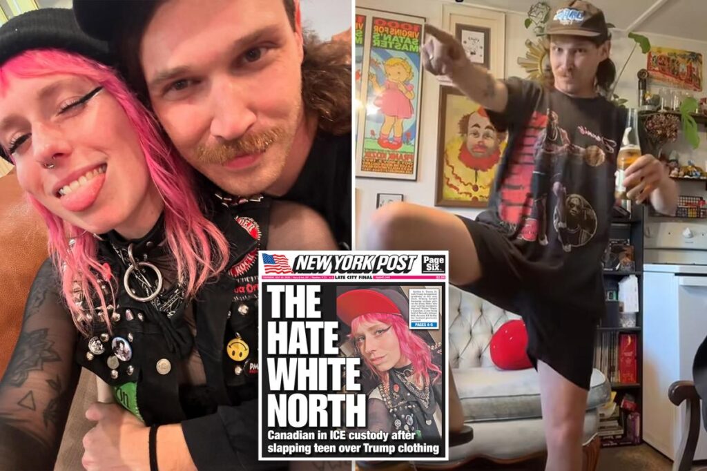 Hate-filled husband of Canadian accused of smacking pro-Trump teen at Jersey Shore tries to dismiss it as ‘nothingburger’ Hate-filled husband of Canadian accused of smacking pro-Trump teen at Jersey Shore tries to dismiss it as ‘nothingburger’