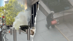 Army veteran faces arson charge after fire attack outside NYC federal building