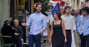 Scott Michael Foster Jokes About Competing With 3 Guys for Lacey Chabert in New Hallmark Show (Exclusive) Scott Michael Foster Jokes About Competing With 3 Guys for Lacey Chabert in New Hallmark Show (Exclusive)