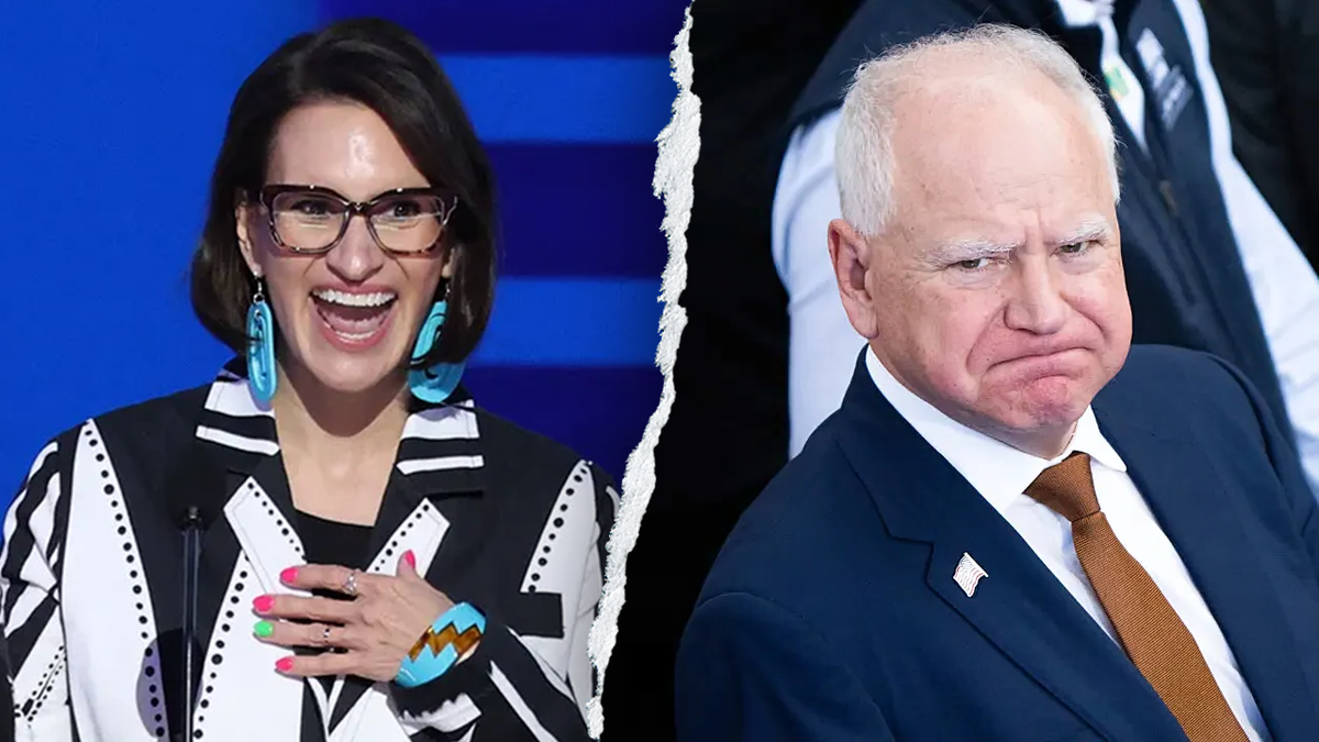 Peggy Flanagan and Tim Walz split