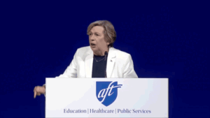 WATCH: Weingarten gestures wildly during anti-Trump rant, later says he drives her to drink WATCH: Weingarten gestures wildly during anti-Trump rant, later says he drives her to drink