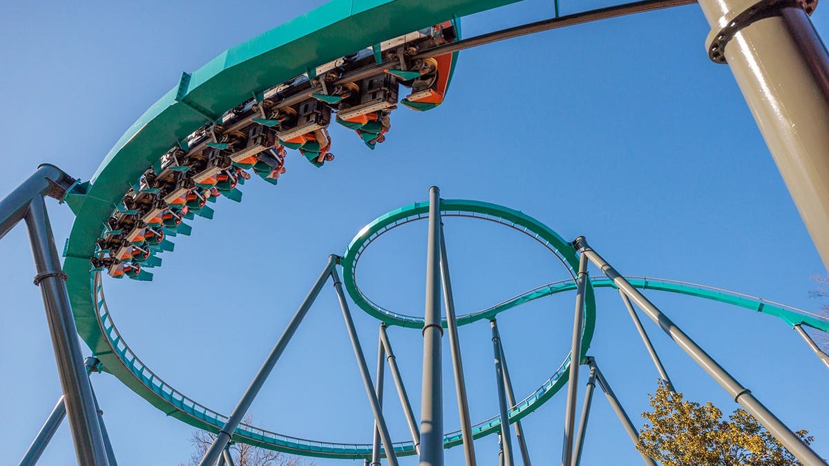 Rollercoaster at Six Flags