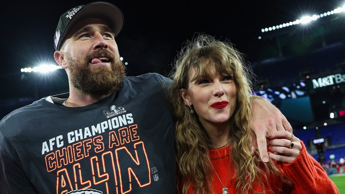 Taylor Swift and Travis Kelce