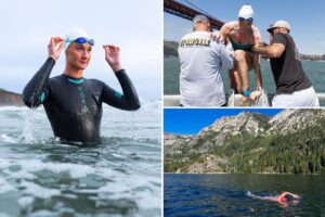 Meet the California woman swimming from Oregon to Mexico in astonishing feat