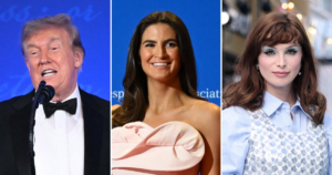 Donald Trump Likens CNN’s Kaitlan Collins to Trans Actress Dylan Mulvaney at WHCD: ‘She Never Smiles’