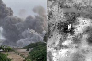 US strikes northern Iran, hitting a ship accused of trying to break blockade on Islamic Republic US strikes northern Iran, hitting a ship accused of trying to break blockade on Islamic Republic