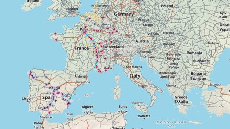 New real-time map now tracks trains across France, Spain and Belgium