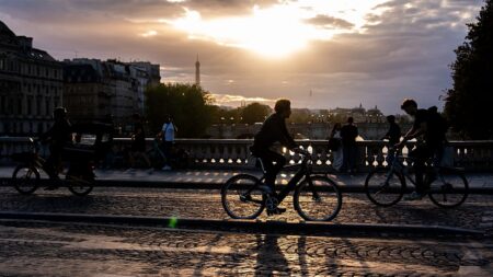 In Paris, tourists increasingly choose bikes to explore the city