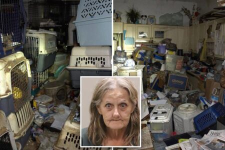 Hoarder mail carrier trapped over 100 cats, dogs stolen from her route in feces-filled Florida house of horrors Hoarder mail carrier trapped over 100 cats, dogs stolen from her route in feces-filled Florida house of horrors