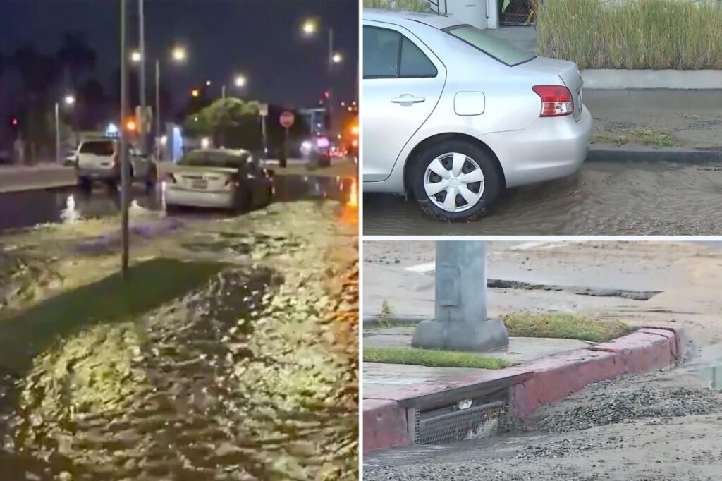Another Los Angeles water pipe rupture wreaks havoc on Beverly Grove