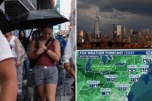 Powerful thunderstorms, flooding threaten East Coast through weekend amid sweltering heat Powerful thunderstorms, flooding threaten East Coast through weekend amid sweltering heat