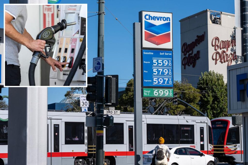 Map shows startling swing in gas prices by county across California — and where cheapest stations are
