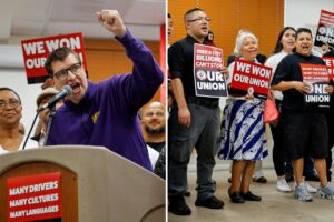 Hundreds of thousands of Uber and Lyft drivers set to unionize across California after subtle law change