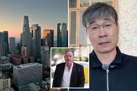 Chinese prof blasts LA on Piers Morgan show, apologizes to home country after witnessing ‘dystopian’ nightmare 